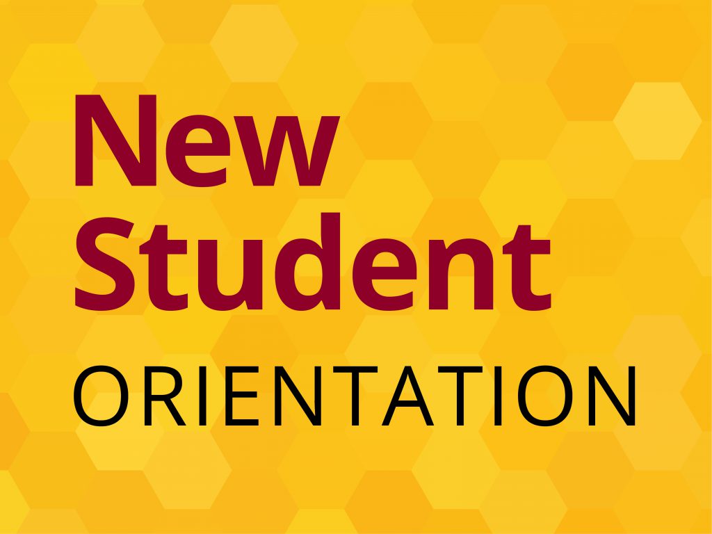 Orientation for New Students SCA